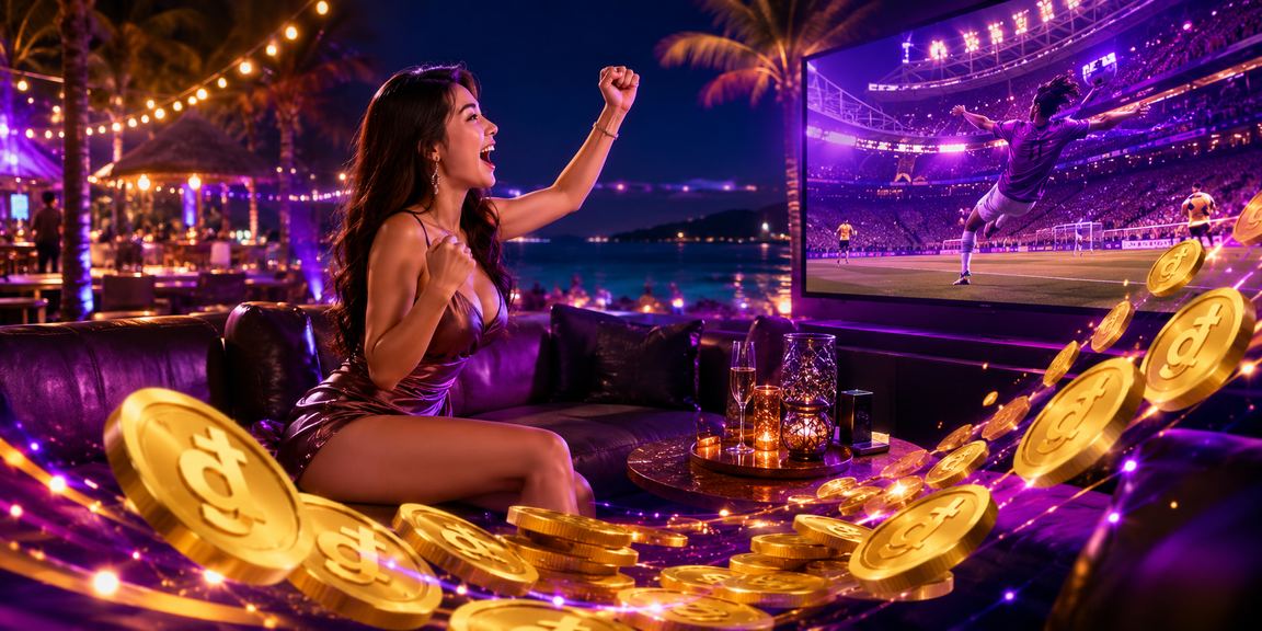 Khung cảnh bãi biển xanh và casino tại Phú Quốc